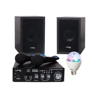 Karaoké LTC Pack karaoké 100W enfants+Mini Astro LED