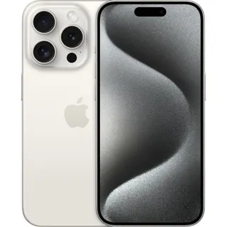 Smartphone APPLE iPhone 15 Pro Titane Blanc 256Go 5G Reconditionné