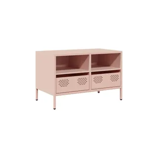 Meuble TV HELLOSHOP26 Meuble TV style industriel avec rangemen