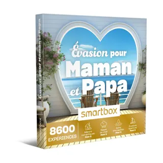 Coffret cadeau SMARTBOX Evasion pour maman et papa