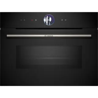 Four micro onde combiné BOSCH CMG7761B1 - Combiné micro-ondes - Pyrolyse - Porte froide - série 8 - Air Fry - Wifi