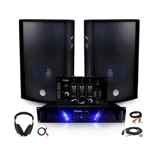 Pack sono IBIZA Pack Sono Ampli AMP-300 + HP BMS-12 de 2