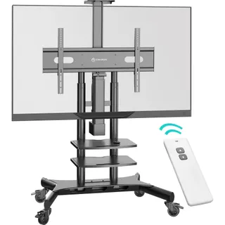 Pied TV ONKRON Motorisé 50-86", 105 kg, TS1881E-B Noir