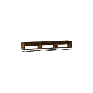 Meuble TV HELLOSHOP26 Meuble tv avec grand espace de rangement