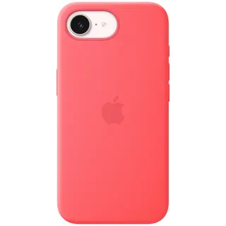 Coque APPLE iPhone 17e silicone Magsafe Rose goyave