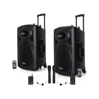 Enceinte sono IBIZA Système Actif Amplifié sur Batterie 1400