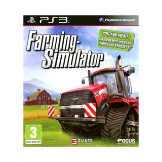 Jeu PS3 FOCUS Farming Simulator