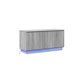Meuble TV HELLOSHOP26 Meuble TV moderne avec éclairage LED ran