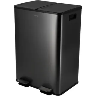 Poubelle de cuisine tri sélectif MIOGO 60L anthracite