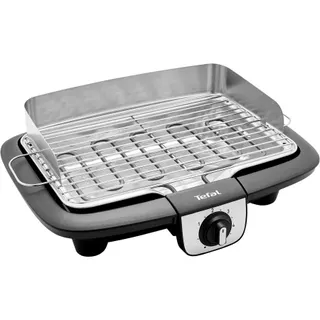 Barbecue électrique TEFAL BG90A810 Easygrill inox à poser, 37x23.5 cm