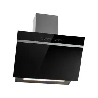 Hotte décorative murale inclinée KLARSTEIN Ava 60 cm WiFi A++ 515 m³/h tactile noir