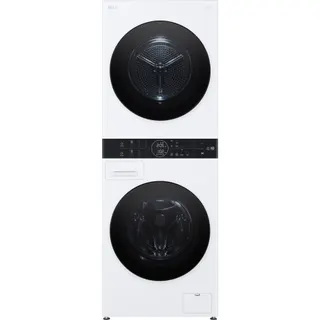 Lave linge séchant hublot LG F214WT8WH - 12/10 kg - 1400 tr/min - Classe A - Moteur AI Direct Drive - Connecté