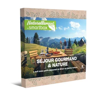 Coffret cadeau SMARTBOX Séjour gourmand & nature