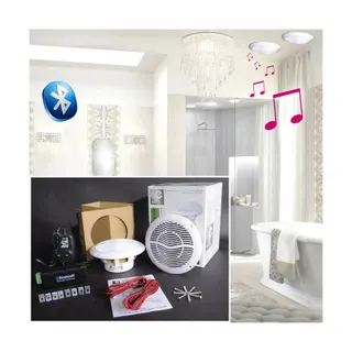 Enceinte encastrable E-AUDIO HP 2x15W de Plafond avec Bluetooth