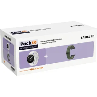 Montre connectée SAMSUNG Pack Galaxy Watch9 40MM + Bracelet Olive