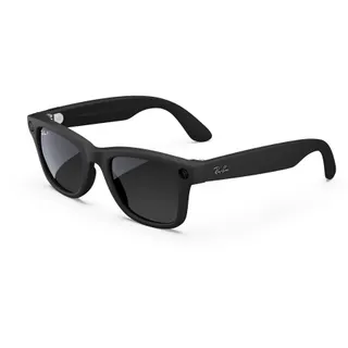 Lunettes connectées META Ray-Ban Wayfarer (Gen 1) (grande), Noir Mat, Dégradé Graphite Polarisé