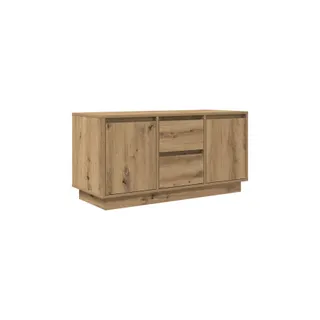 Meuble TV HELLOSHOP26 Meuble TV avec éclairages LED et grand r