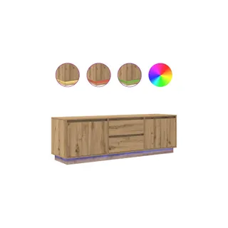 Meuble TV HELLOSHOP26 Meuble TV avec éclairage LED design élég
