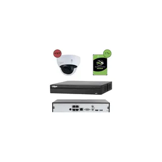 Caméra de sécurité PLANETE DOMOTIQUE Kit vidéosurveillance IP caméra dôme 4MP