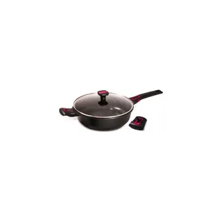 BAUMALU Sauteuse avec couvercle granit Pro céram