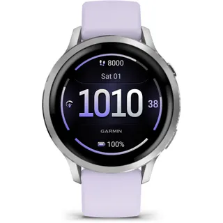 Montre sport GARMIN Venu 4 Sport et santé GPS AMOLED BT Wi-Fi 41 mm Gris / Violet