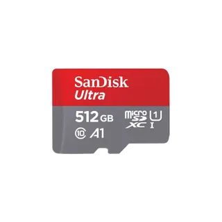 Carte Micro SD SANDISK 512Go Ultra Micro SD + SD Adapter