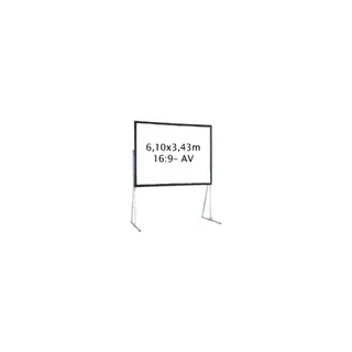 Ecran de projection KIMEX valise 6,10 x 3,43 m, 16:9- Toile Avant