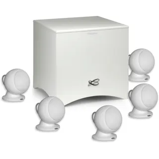 Pack enceinte Home Cinéma CABASSE Alcyone 3 Système blanc mat