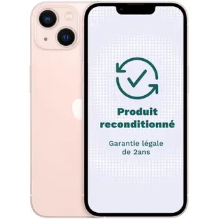Smartphone APPLE iPhone 13 5G 128Go Rose  Excellent État avec Batterie Neuve - Reconditionné