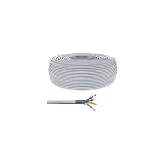 KOMELEC Câble Ethernet Cat6 multibrin blindé 50m