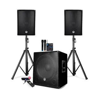 Pack sono BM SONIC Pack sonorisation 2200W - Enceintes + Ca