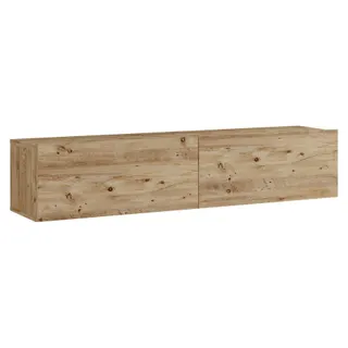 Meuble TV HELLOSHOP26 Meuble TV à 2 portes 29,5 x 140 x 31,5 c