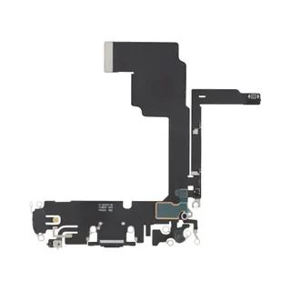 Pièce détachée AVIZAR Connecteur de Charge iPhone 15 Pro Noir