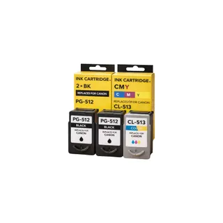 Cartouche d'encre SHOP-STORY Cartouches Compatibles CANON PG-512 CL-5