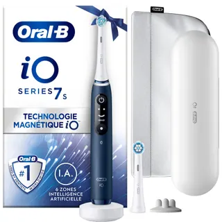 Brosse à dents électrique ORAL-B IO 7 Bleu saphir edition cadeau Reconditionné