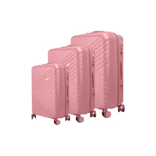 Valise AVIZAR Texturées Chevron Strié avec Serrure TSA
