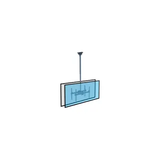 Support mural TV KIMEX pour 2 écrans TV 37-70", haut. 106-156cm