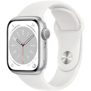Montre connectée APPLE WATCH 41MM Alu Argent/Blanc Series 8 Reconditionné