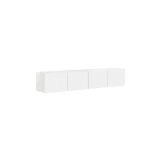 Meuble TV HELLOSHOP26 Lot de 2 meubles TV muraux modernes rang