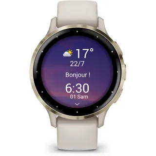 Montre sport GARMIN Venu 3S Sport et santé GPS AMOLED BT 41 mm Blanc