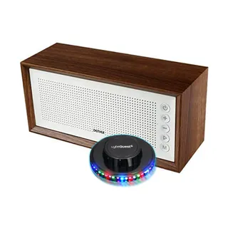 Enceinte nomade DENVER BTS-210WHITE 10W Bluetooth LED OVNI 1500