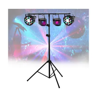Jeu de lumières PARTY LIGHT&SOUND Pack light DJ 4 jeux de lumière compacts