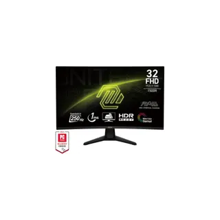 Ecran PC Gamer MSI MAG 32C6X 32" Incurvé 1500R Full HD 250Hz VA HDR10 Adaptive-Sync