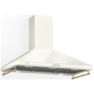 Hotte décorative murale KLARSTEIN Victoria 90 cm rétro 644,5m³/h LED beige