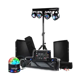 Pack sono BM SONIC Sonorisation DJ BM SONIC Ampli 1000W, 2