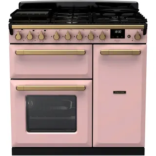 Piano de cuisson gaz FALCON ESTEL DELUXE TAB GAZ 90 CM ROSE PASTEL L