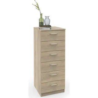 BRIEBE Chiffonnier avec 6 Tiroirs, SFO1190CAB