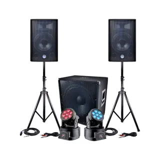 Pack sono BM SONIC Pack sono 2400W - 2 Enceintes 30cm + Sub