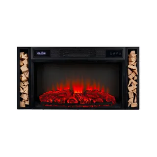 Cheminée électrique KLARSTEIN Villarrica 1900 W 38 m² LED mural Noir