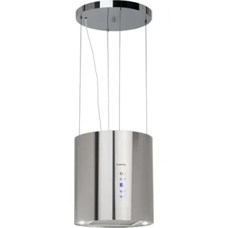 Hotte décorative îlot KLARSTEIN Barett îlot Ø 35 cm 558 m³/h LED inox